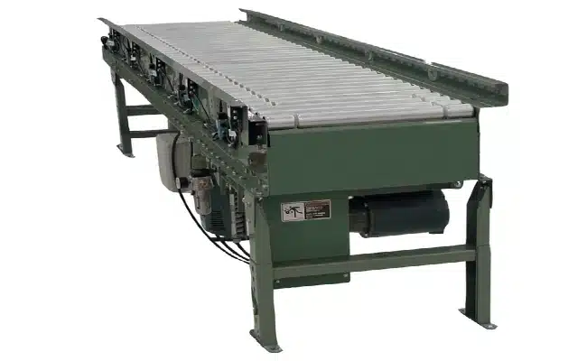 Green Hytrol line shaft conveyor